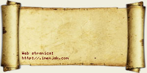 Trnjina Nikolendžić vizit kartica